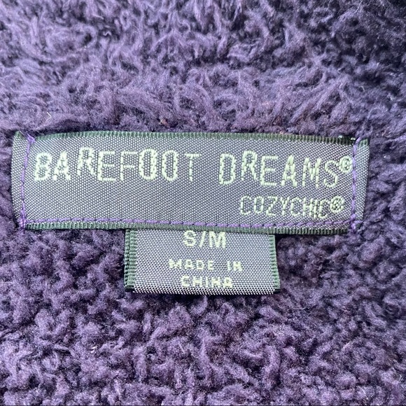 BAREFOOT DREAMS Cozy Chic Oversized Open Front Cardigan in Purple - Picture 8 of 10
